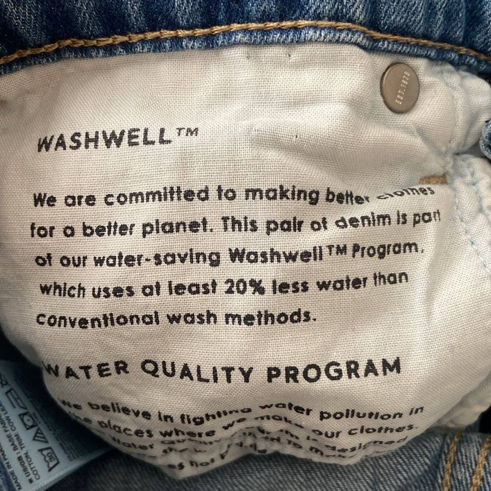 Banana Republic The Puddle Wide Leg Jeans, Size Women’s 26 - Picture 10 of 13